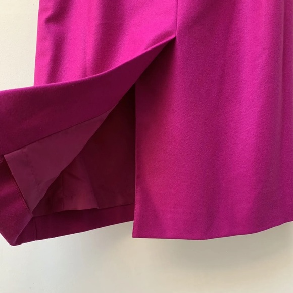 Vintage 90s wool blend pink pencil skirt w26” - Picture 12 of 12